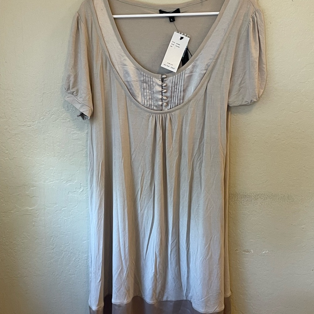 BCBGMaxAzria Feather Tunic Dress